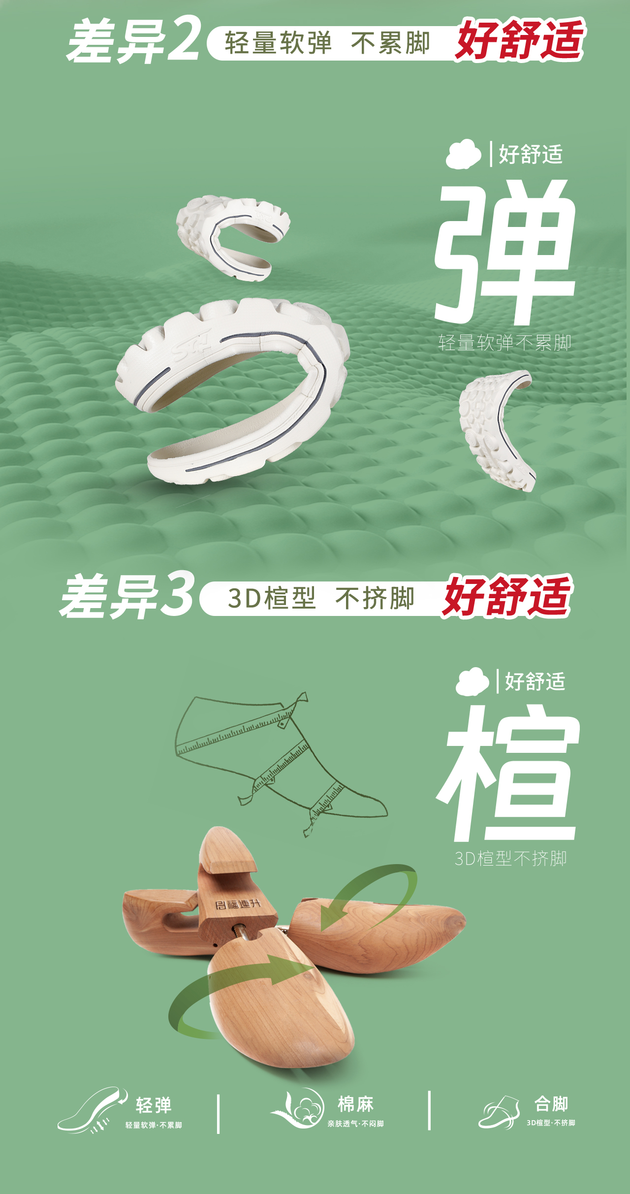 福連升鞋子棉麻呵護養(yǎng)腳健康