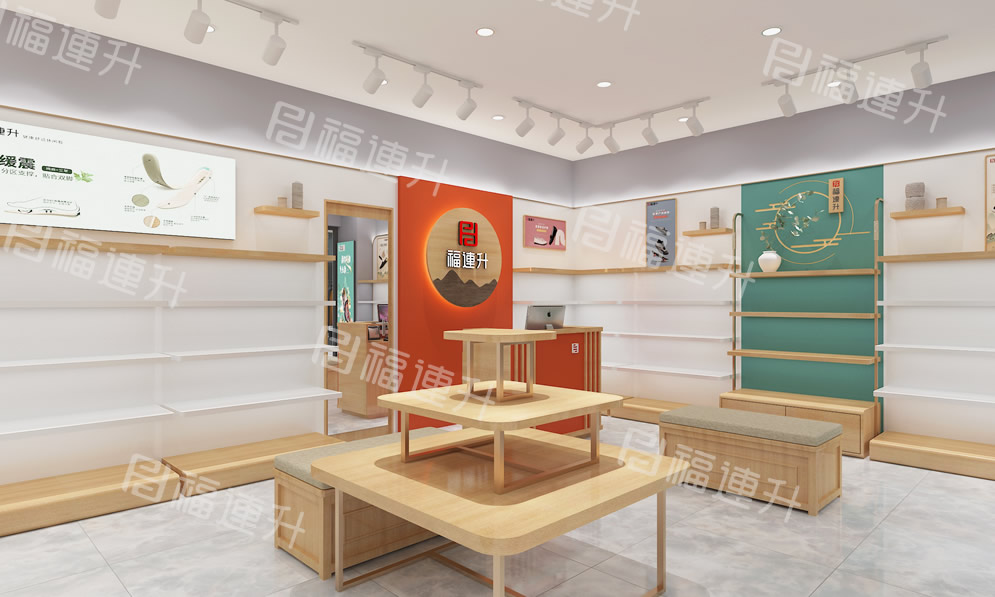 福連升健康舒適休閑鞋、老北京布鞋店面效果圖3