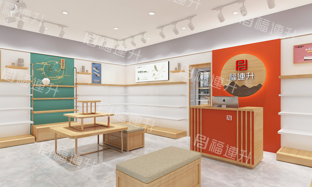 福連升健康舒適休閑鞋、老北京布鞋店面效果圖4