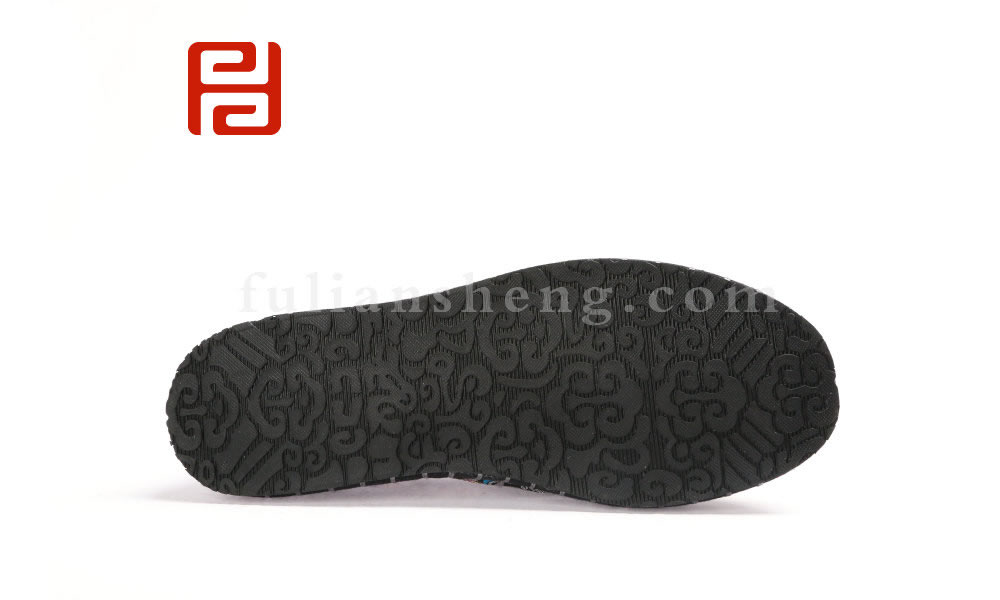 福連升中國(guó)風(fēng)老北京布鞋男繡花社會(huì)臉譜千層底軟底布鞋圖片