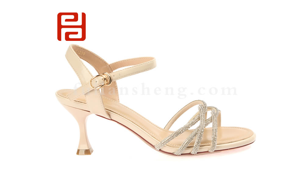 福連升夏季女涼鞋夏新款女仙女風(fēng)時(shí)裝涼鞋一字帶涼鞋女圖片