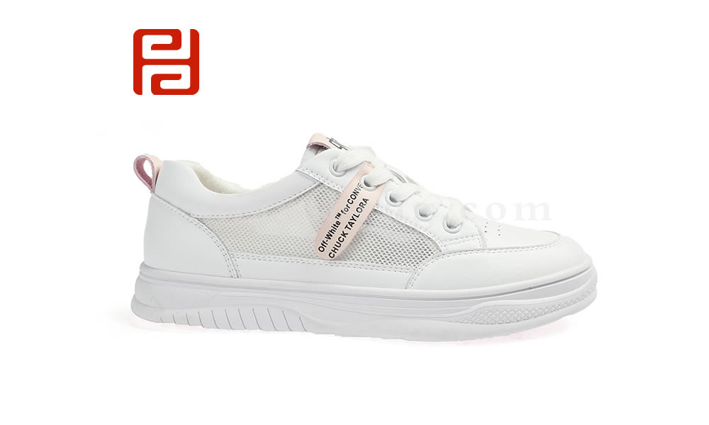 福連升夏季小白鞋女鞋 平底百搭棉麻內(nèi)里舒適鞋子圖片