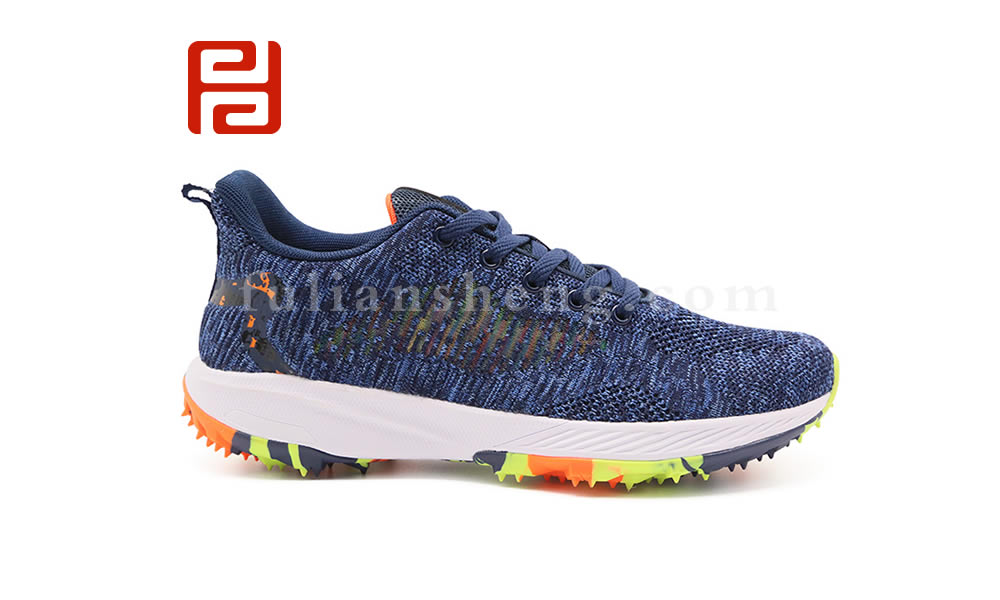 福連升夏時尚休閑潮流運(yùn)動鞋 炫彩橡塑底飛織透氣鞋面圖片