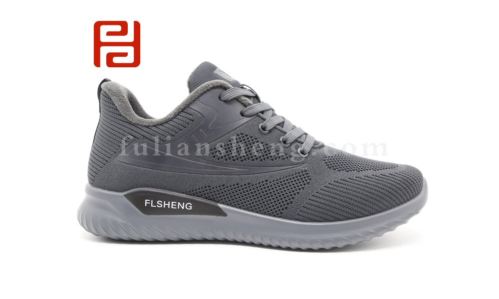 福連升2020冬季新款男保暖舒適輕便漫步鞋飛織運(yùn)動(dòng)鞋圖片