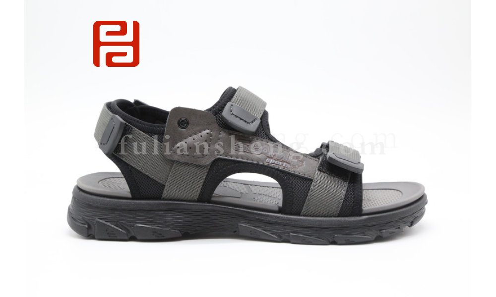 福連升夏季涼鞋男鞋手縫涼拖軟底舒適鞋子