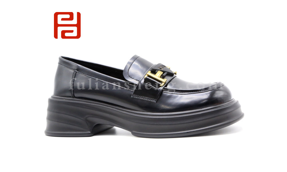 福連升春秋新款女鞋時(shí)尚休閑樂福鞋女單鞋