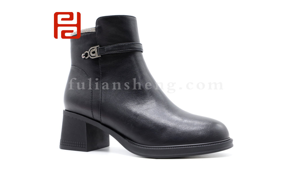 福連升冬季新款輕松工作女鞋魅力時(shí)裝鞋