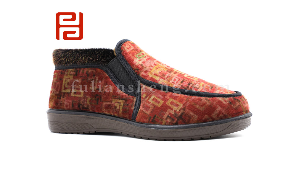 福連升冬季新款休閑生活女鞋老北京布鞋舒適休閑養(yǎng)生鞋