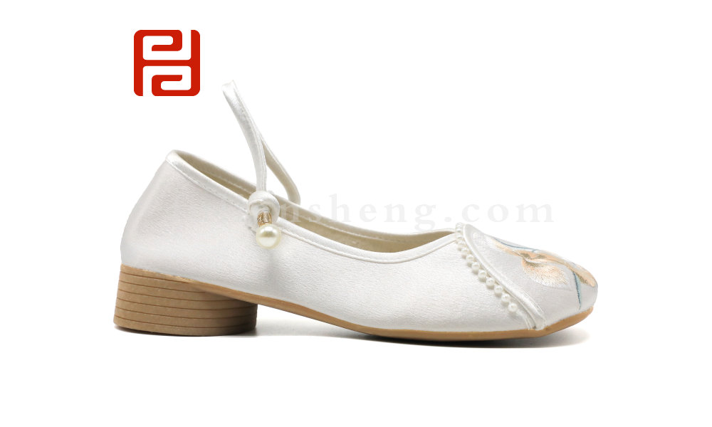 中國風(fēng)尚春季女鞋漢唐風(fēng)韻女單鞋牛筋底棉麻里布