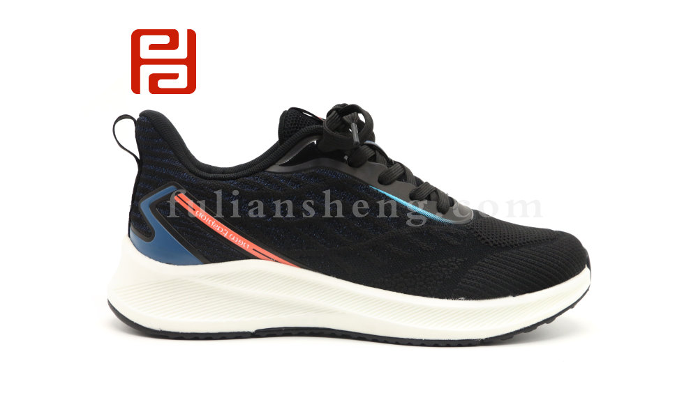 福連升休閑男鞋跑步鞋春季舒適輕便透氣運動鞋圖片