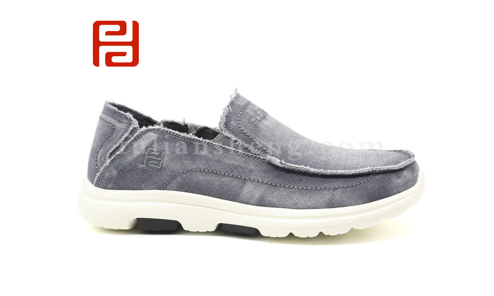 福連升老北京布鞋男鞋軟底爸爸鞋牛仔布老人套腳父親休閑鞋圖片