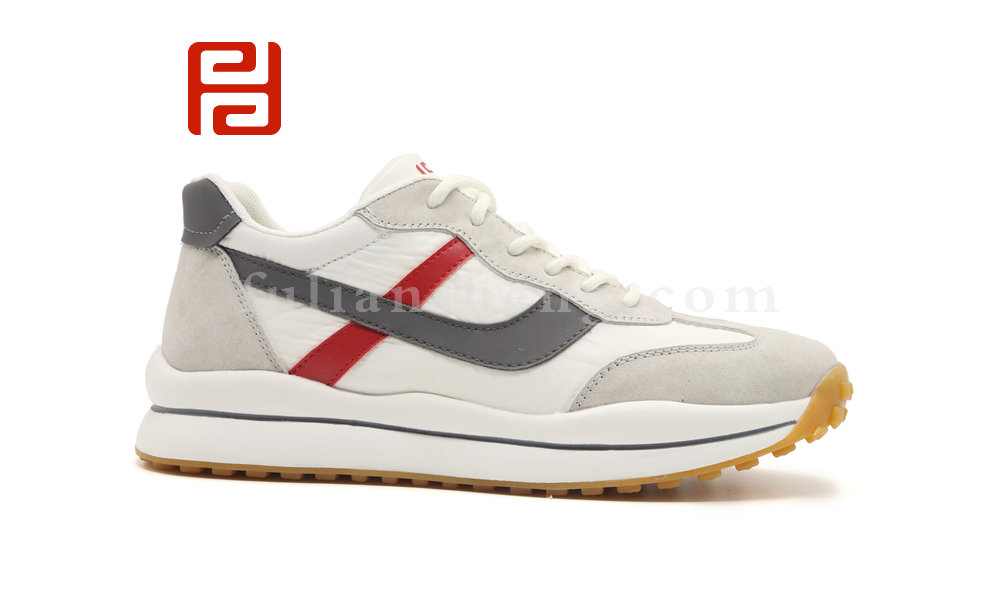 福連升休閑運動鞋子男百搭春季阿甘鞋中年棉麻舒適圖片