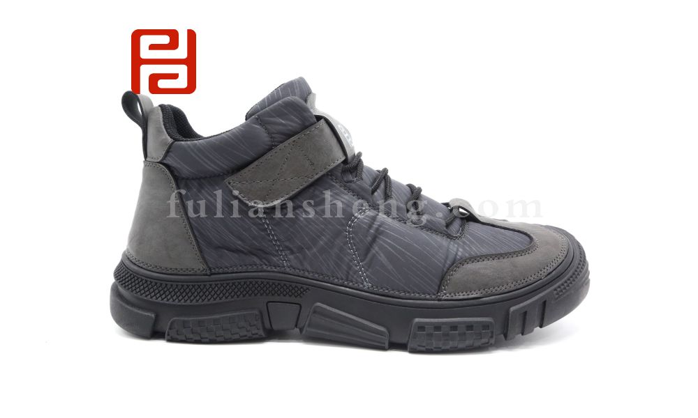 福連升休閑鞋男鞋羽絨服保暖防滑戶外舒適男鞋圖片