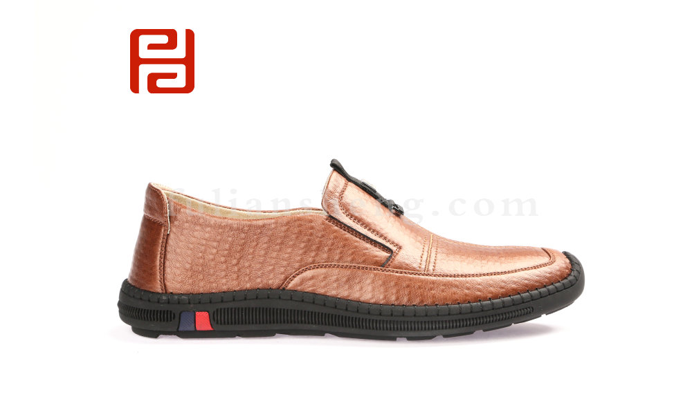 福連升休閑鞋男鞋中年泡泡布手縫鞋春款(圖2)