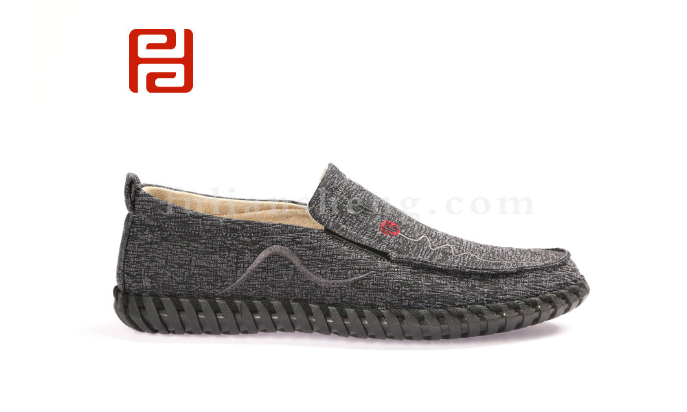 福連升2020春休閑透氣布面防滑男士單鞋老北京布鞋(圖4)