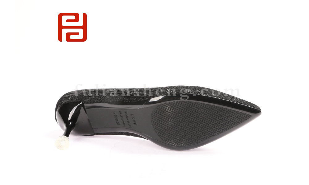 福連升尖頭細跟高跟女鞋 新娘鞋伴娘鞋工作單鞋(圖3)