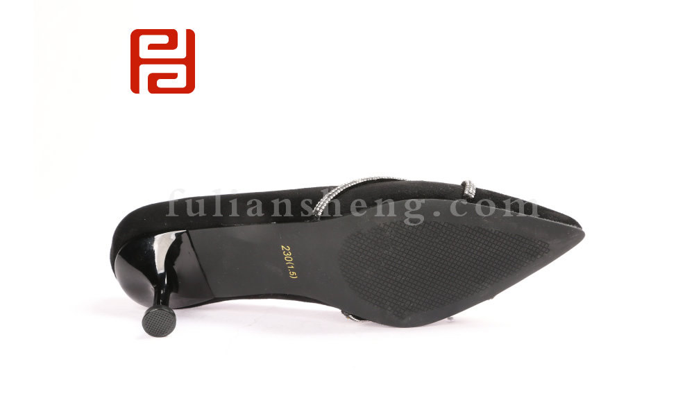 福連升優(yōu)雅高跟女鞋 羊猄布鞋面舒適單鞋老北京布鞋(圖5)