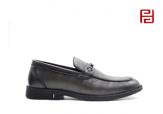 福連升秋季商務(wù)休閑男鞋工作一腳蹬商務(wù)鞋