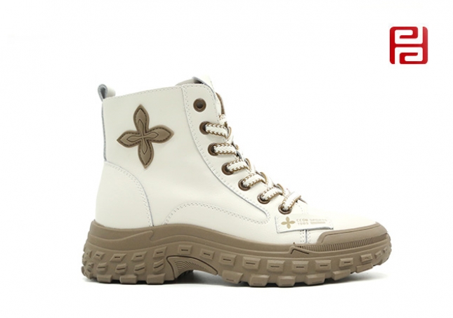 福連升冬季時尚榴蓮鞋增高厚底保暖舒適休閑女鞋