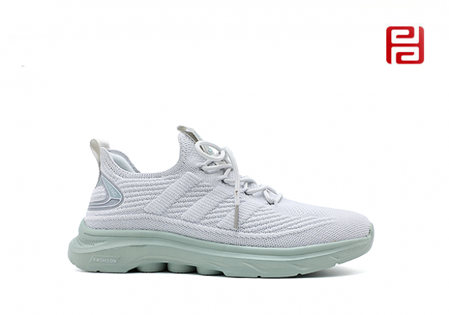 春秋運(yùn)動男單鞋休閑運(yùn)動高彈飛織面料舒適運(yùn)動鞋