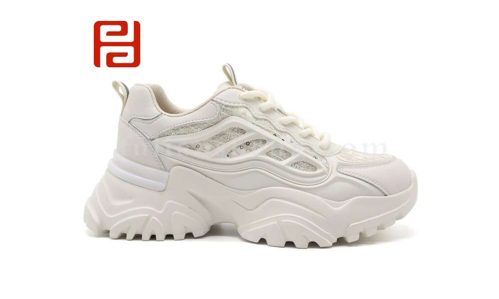 福連升春季時(shí)尚運(yùn)動(dòng)鞋輕便厚底透氣松糕女鞋